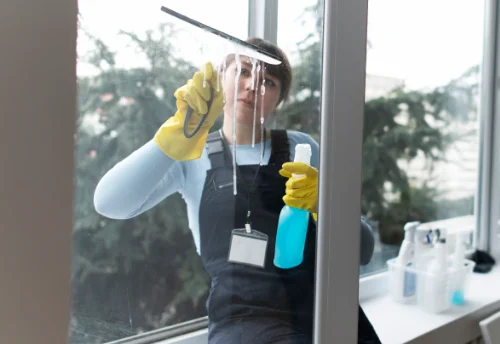 Nettoyage de vitres intérieures et extérieures à Saint-Désert